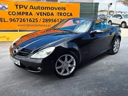 Preto Usado 2004 Mercedes SLK200 Cabrios | € 14.950 (Preço justo)