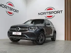 Cinza Usado 2021 Mercedes GLC300e AMG | € 48.500 (Preço justo)