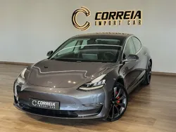 Cinza Usado 2019 Tesla Model 3 Performance Sedan | € 26.900 (Preço justo)