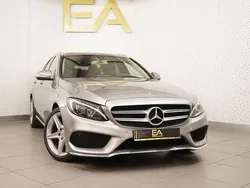 Cinza Usado 2015 Mercedes C200 AMG line Carrinha | € 17.980 (Preço justo)