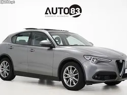 Cinza Usado 2017 Alfa Romeo Stelvio Super SUV | € 22.990 (Preço justo)