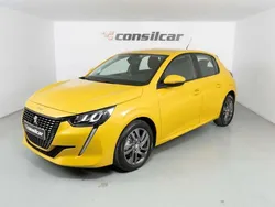Amarelo Usado 2021 Peugeot 208 Active Citadino | € 15.980 (Preço justo)