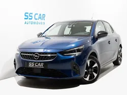 Azul Usado 2020 Opel Corsa-e Elegance Citadino | € 14.450 (Preço justo)