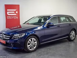 Azul Usado 2020 Mercedes C200 Avantgarde Carrinha | € 28.900 (Bom preço)