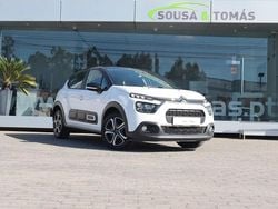 Branco Usado 2022 Citroën C3 PureTech Citadino | € 11.900 (Bom preço)
