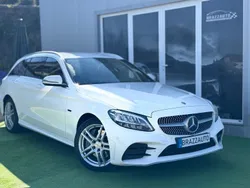 Branco Usado 2020 Mercedes C300 AMG line Carrinha | € 25.350 (Bom preço)
