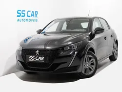 Preto Usado 2021 Peugeot e-208 Active Citadino | € 16.290 (Bom preço)