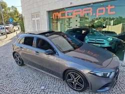 Cinza Usado 2019 Mercedes A180 AMG line | € 27.900 (Preço elevado)