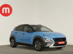Azul Usado 2021 Hyundai Kauai Premium SUV | € 22.499 (Bom preço)