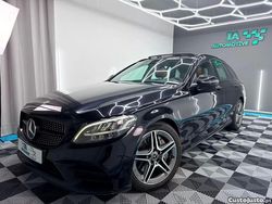 Azul Usado 2019 Mercedes C300 AMG line Sedan | € 22.750 (Bom preço)