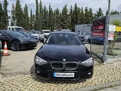 Preto Usado 2014 BMW 116 Sport Line Citadino | € 14.400 (Preço justo)