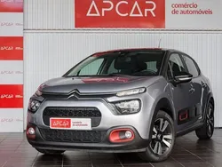 Cinza Usado 2022 Citroën C3 PureTech Citadino | € 13.950 (Preço justo)
