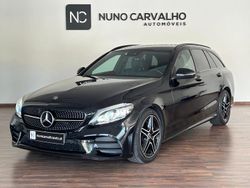 Preto Usado 2018 Mercedes C220 AMG line Carrinha | € 29.950 (Caro)