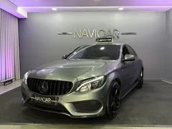 Cinza Usado 2018 Mercedes C180 AMG line | € 19.850 (Preço justo)