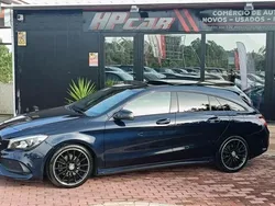 Azul Usado 2017 Mercedes CLA200 Shooting Brake AMG line Carrinha | € 24.990 (Preço elevado)