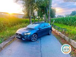 Cinza Usado 2021 Seat Leon FR Citadino | € 28.990