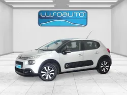 Cinza Usado 2017 Citroën C3 PureTech Citadino | € 8.900 (Bom preço)