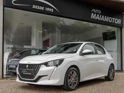 Branco Usado 2021 Peugeot 208 Citadino | € 14.650 (Bom preço)