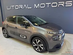 Cinza Usado 2021 Citroën C3 PureTech Citadino | € 13.200 (Bom preço)