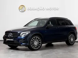 Azul Usado 2018 Mercedes GLC250 AMG line SUV | € 31.900 (Bom preço)