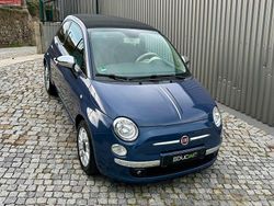 Azul Usado 2014 Fiat 500C Lounge Cabrios | € 8.990 (Preço justo)