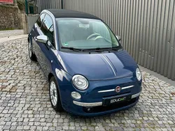Azul Usado 2014 Fiat 500C Lounge Cabrios | € 8.990 (Preço justo)