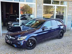 Azul Usado 2015 Mercedes C200 Carrinha | € 17.950 (Preço justo)