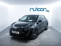 Preto Usado 2021 Peugeot 208 Business-Line Citadino | € 15.900 (Preço justo)