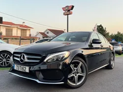 Preto Usado 2017 Mercedes C180 AMG line Sedan | € 20.950 (Preço justo)