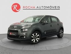 Cinza Usado 2018 Citroën C3 PureTech Citadino | € 10.899 (Preço justo)