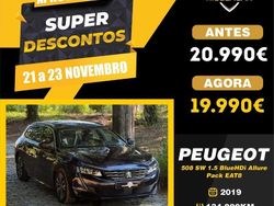 Azul Usado 2019 Peugeot 508 Allure Carrinha | € 19.990 (Preço justo)