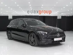 Preto Usado 2022 Mercedes C220 AMG line Carrinha | € 39.990 (Preço justo)