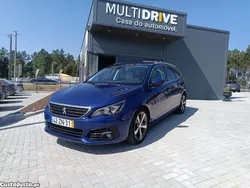 Azul Usado 2019 Peugeot 308 Allure | € 13.990 (Bom preço)