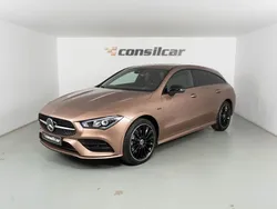 Castanho Usado 2021 Mercedes CLA250e Shooting Brake AMG line Carrinha | € 31.480 (Super Preço)