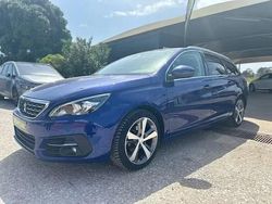 Azul Usado 2019 Peugeot 308 SW Allure Carrinha | € 16.990 (Preço elevado)
