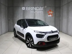 Branco Usado 2021 Citroën C3 PureTech Citadino | € 9.990 (Bom preço)