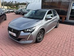 Cinza Usado 2021 Peugeot 208 Active Citadino | € 12.500 (Bom preço)