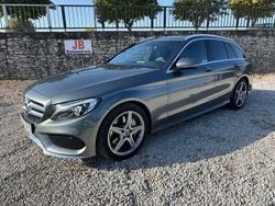 Cinza Usado 2016 Mercedes C250 AMG line Carrinha | € 25.950