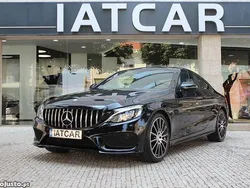 Preto Usado 2016 Mercedes C220 Coupé | € 28.900 (Preço justo)