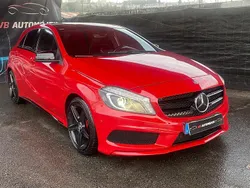 Vermelho Usado 2014 Mercedes A180 AMG line | € 18.900