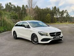 Branco Usado 2018 Mercedes CLA180 Shooting Brake AMG line Carrinha | € 23.900