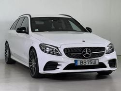 Branco Usado 2019 Mercedes C220 AMG line Carrinha | € 27.950 (Bom preço)