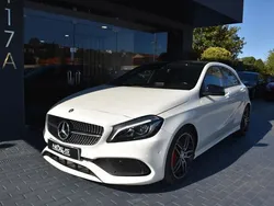 Branco Usado 2016 Mercedes A180 AMG line | € 19.999 (Preço justo)