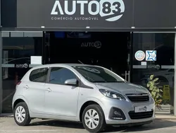Cinza Usado 2020 Peugeot 108 Style Citadino | € 9.990 (Preço justo)
