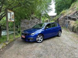 Azul Usado 2017 Peugeot 308 GT-line | € 15.990 (Preço elevado)