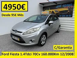 Cinzento Usado 2008 Ford Fiesta Citadino | € 4.950 (Bom preço)