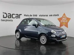 Azul Usado 2021 Fiat 500 | € 10.899 (Bom preço)