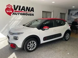 Branco Usado 2019 Citroën C3 PureTech Citadino | € 11.990 (Preço justo)