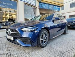 Azul Usado 2024 Mercedes C300 AMG line Carrinha | € 52.980 (Preço justo)