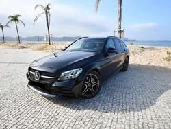 Preto Usado 2021 Mercedes C300 AMG line Carrinha | € 28.990 (Preço justo)